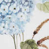 Aqua Hydrangea Flower Framed Canvas Wall Art Print - 18"x24"